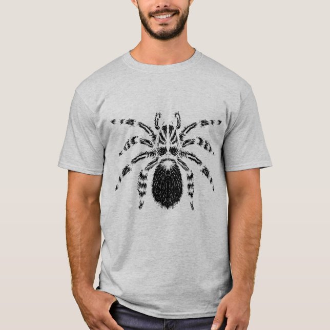 "Threads sem rosto: Camisa T da Série Tarantula" (Frente)