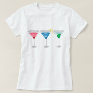 Threetinis Assorted o t-shirt dos Martinis