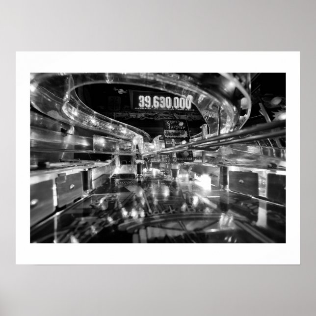 Thrills in 3D pinball poster (Frente)