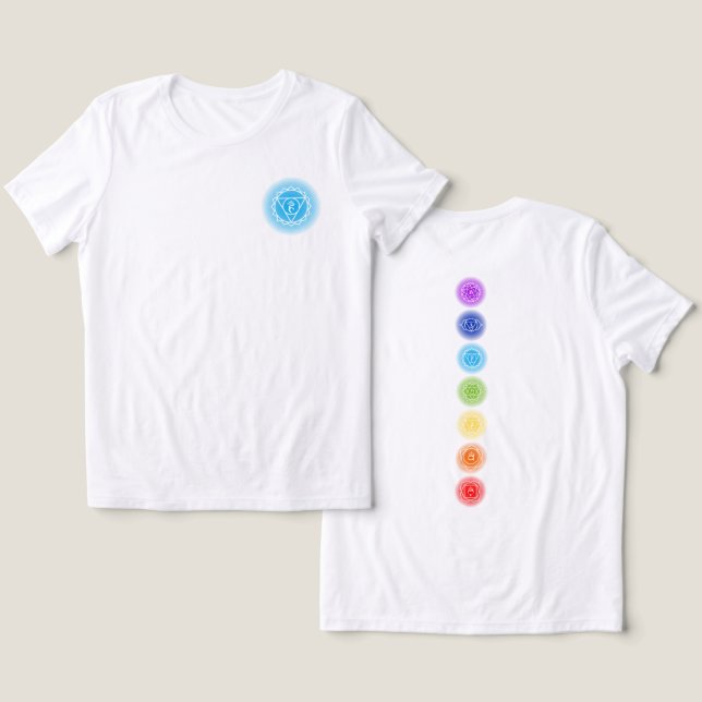 Throat Chakra | Vishuddha T-Shirt (Design Frente e Verso)