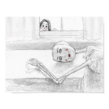 "Through Window" por Christiane Cegavske Poster