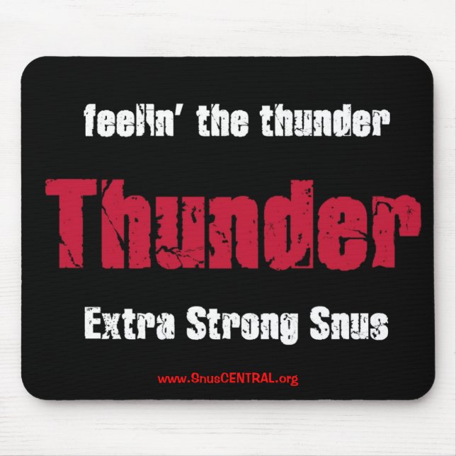Thunder Oficial Snus Mousepad (Frente)