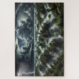 "Thunder Over Canopy" - Quebra-cabeça de serra