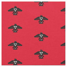 Thunderbird Tecido Vermelho Padrão