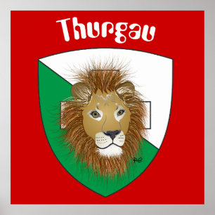 Thurgau Suíça Switzerland poster