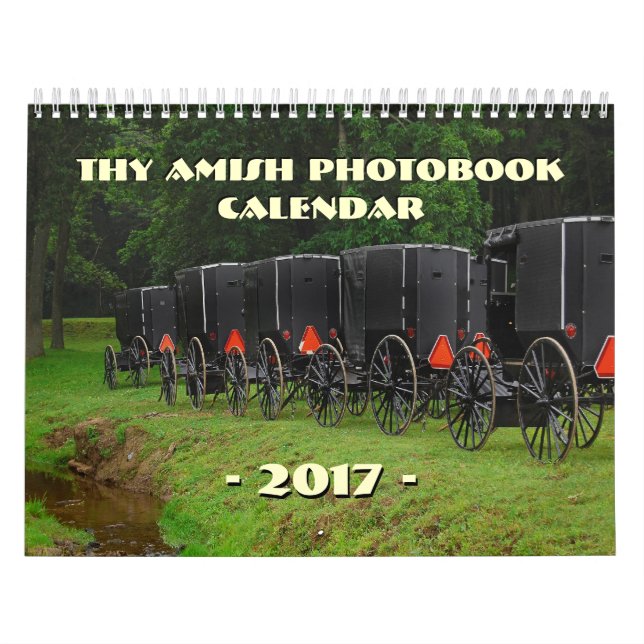 Thy calendário de Amish Photobook (Capa)
