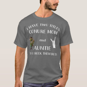 Tia de Camisa de Conure Verde e Conure Mãe