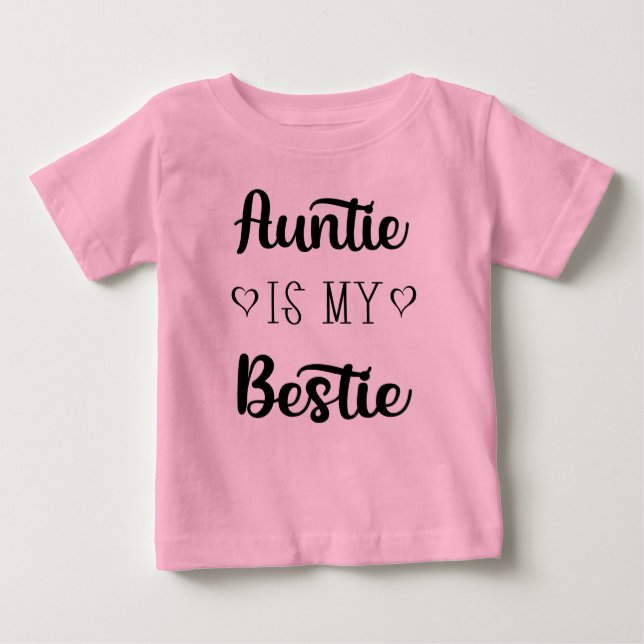 Tia é a camiseta do meu Bestie Baby (Frente)