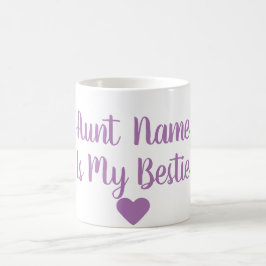 Tia feita sob encomenda Ser Meu Bestie Caneca
