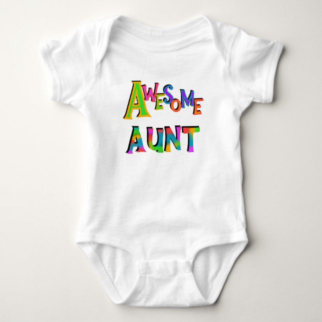Tia impressionante T-shirt e presentes (Frente)