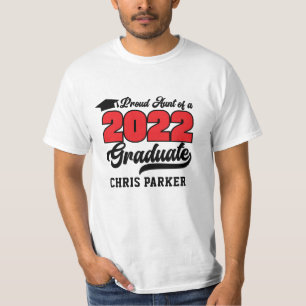 TIA Orgulhosa PERSONALIZADA de um T-Shirt Formando