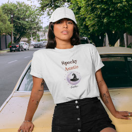 Tia Spookie Personalizada - Camisa do Dia das Brux