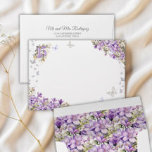 Tiaro Floral de Borboleta Prata Lavanda Quinceañer