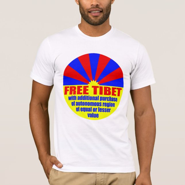 Tibet livre com a camisa adicional da compra (Frente)