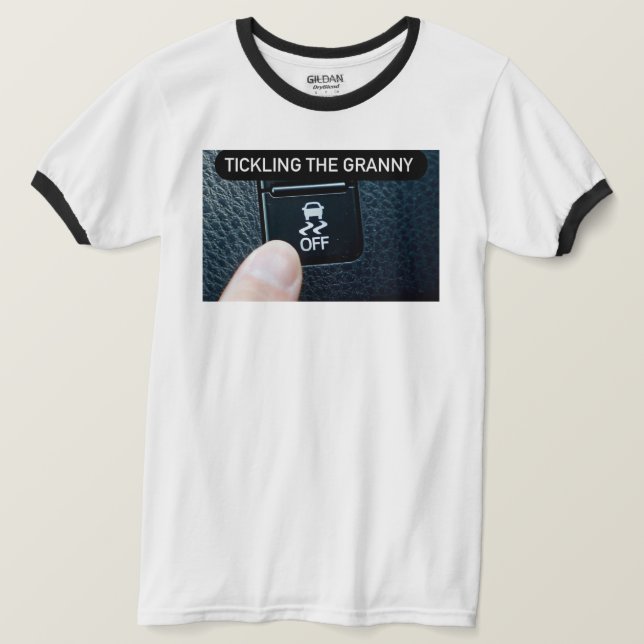 Tickling the Granny T-Shirt (Frente do Design)