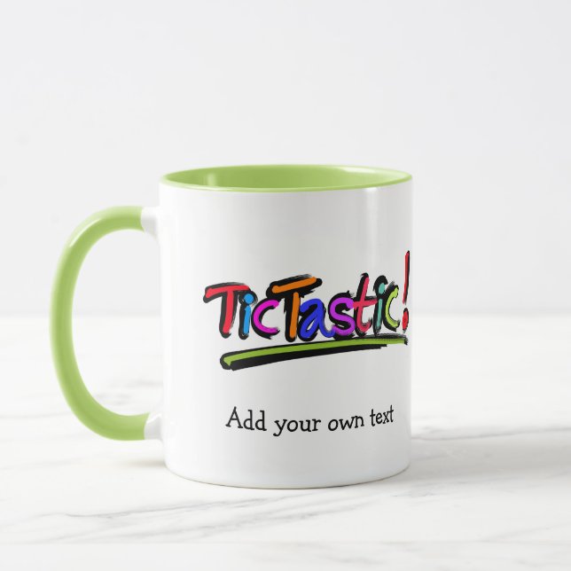 TicTastic! a caneca adiciona sua própria mensagem (Esquerda)
