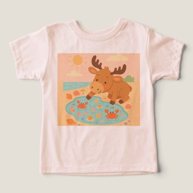 Tide Pool Treasures – Nature Explorer T-Shirt (Design frontal)