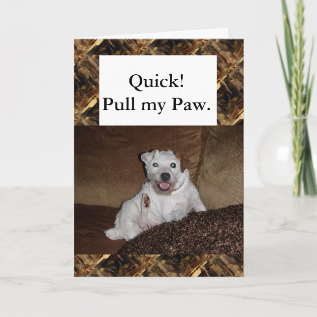 Tido um cartão de aniversário da explosão (Frente)