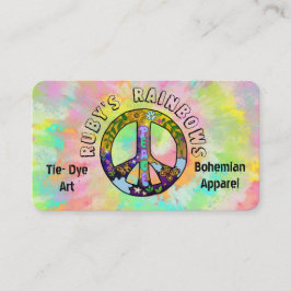 Tie-Dye Art e Bohemian Appreal Cartão de visita