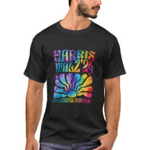 Tie dye Harris Waltz 2024 Election Kamala T-shirt