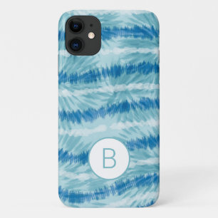 Tie Dye Monogramas capas de iphone de gabinete