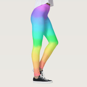 Tie Dye Rainbow Yoga Leggings