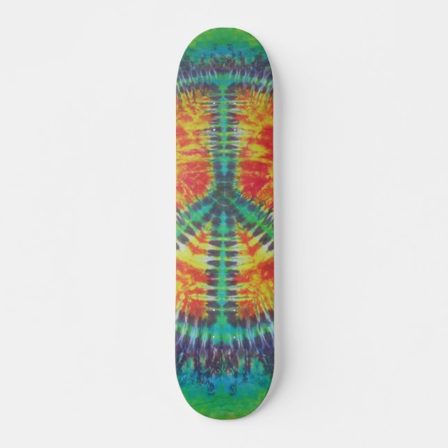 Tie Dye Skateboard - Sinal de Paz (Frente)
