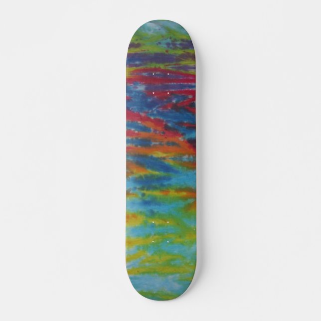 Tie Dye Skateboard - Tiger Stripe (Frente)