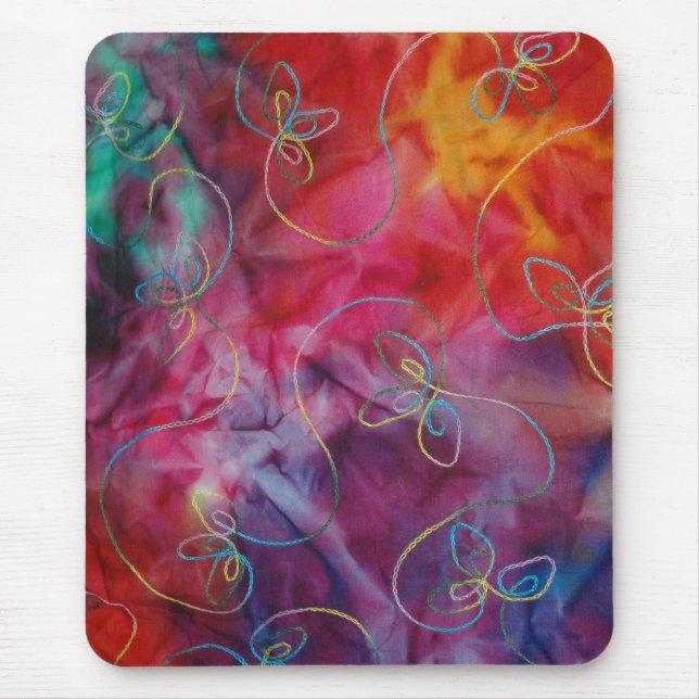 Tie-Dye Stitching Mousepad (Frente)