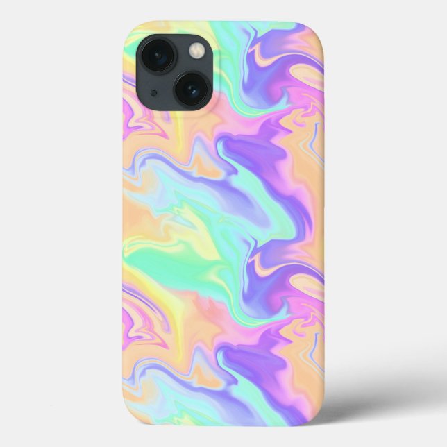 Tie Dye Swirl Pastel Groovy (Verso)