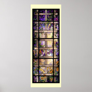 Tiffany Vinhas De Vidro Estampadas Impressão