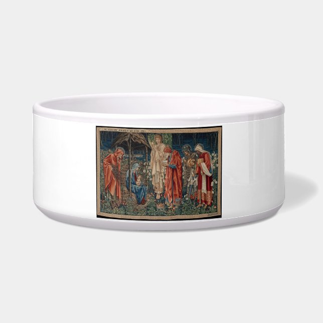 Tigela A Adoração do Magi (por Edward Burne-Jones) (Frente)