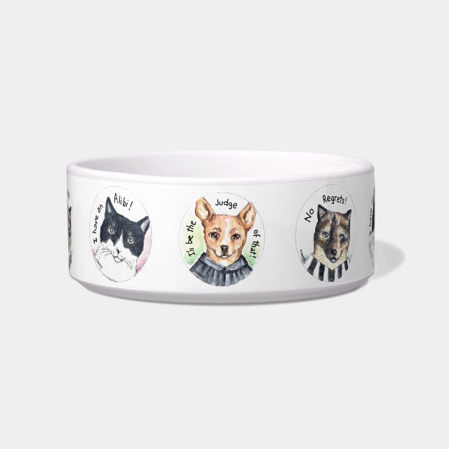 Tigela A Fazenda Trio Cerâmica Pet Bowl (Frente)
