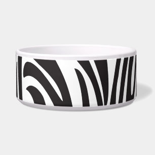 Tigela A zebra listra o design na moda do teste padrão