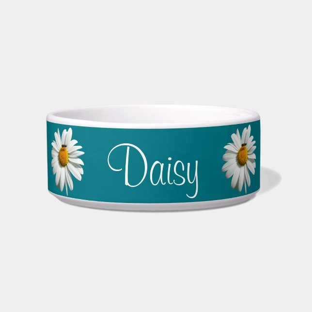 Tigela Abelha na Daisy Alaskan Summer Nature Photo (Frente)