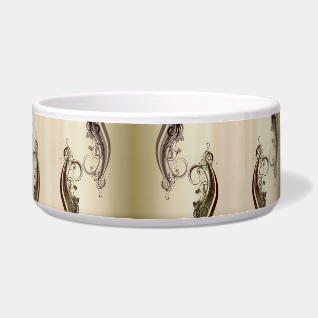 Tigela Abstrato ouro (Frente)