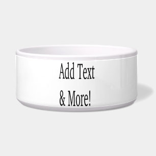 Tigela Adicionar texto e mais! Personalizar seu próprio p
