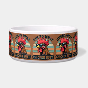 Tigela Adivinha Que Bumbum De Frango Engraçado Rooster
