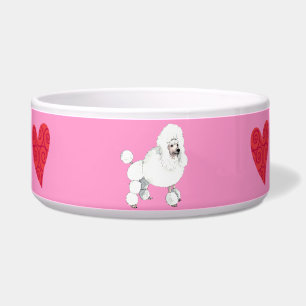 Tigela Adoro o meu Poodle