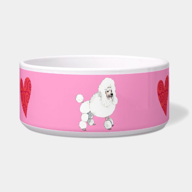 Tigela Adoro o meu Poodle (Direita)