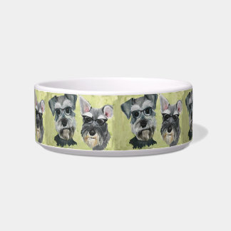 Tigela Água do Schnauzer e bacia da comida