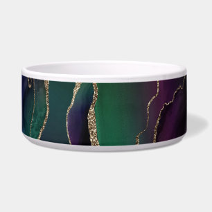 Tigela Alluring Agate Pedras Douradas de pedra calcária