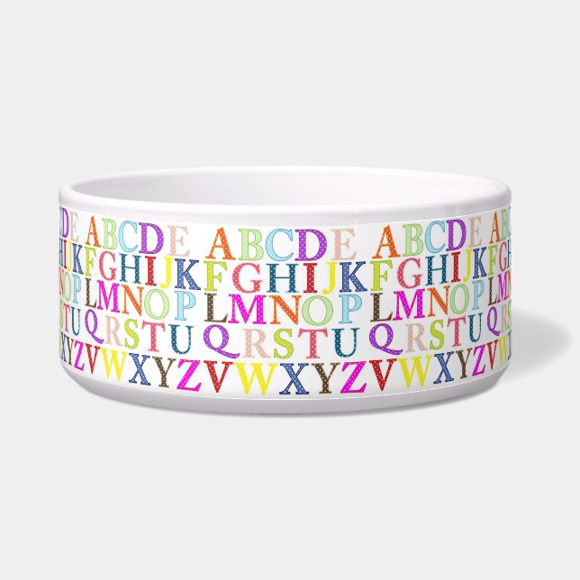 Tigela Alphabet Pet Bowl (Frente)