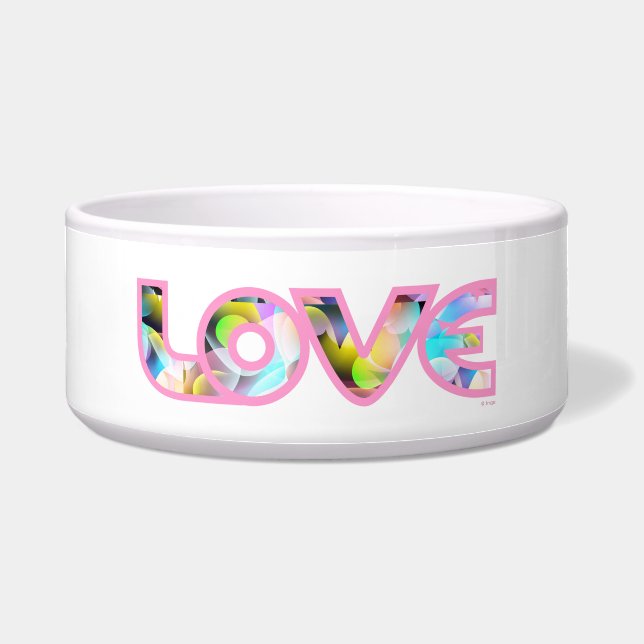 Tigela Ame Meu Pet - Rosa (Frente)