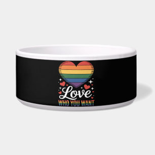 Tigela Ame Quem Você Quer Orgulho Gay LGBT