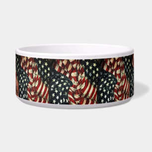 Tigela American Flag-Camouflage por Shirley Taylor