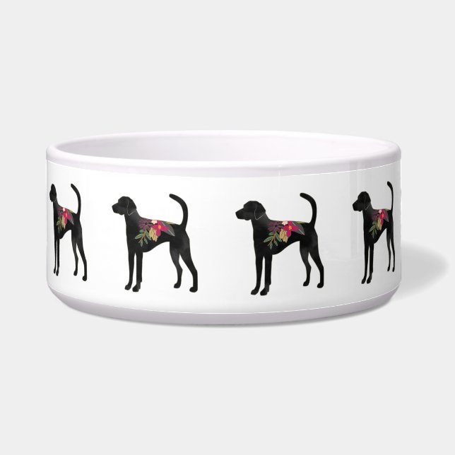 Tigela American Foxhound Boho Dog Breve Silhouette (Frente)