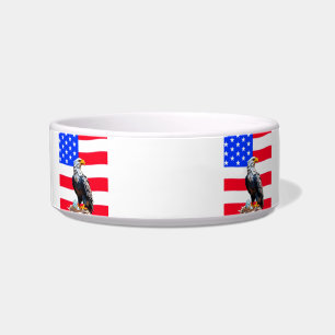 Tigela American Origami Eagle Dog Bowl