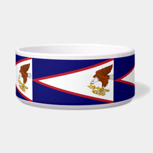 Tigela American Samoa Flag Pet Bowl