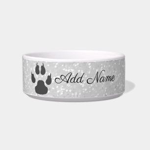 Tigela Animal de estimação personalizado da pata do